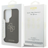 Husa de protectie Guess Grained Big 4G Metal Logo (GUHCS26L5PS4RGGW) compatibil cu Samsung Galaxy S26 Ultra, Maro