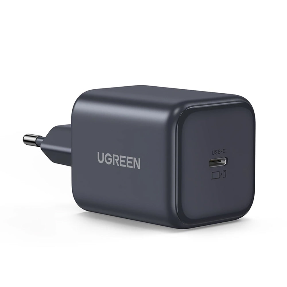 Incarcator Ugreen (65052), USB-C, 45W, GaN, Negru