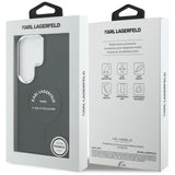 Husa de protectie Karl Lagerfeld Wrapped Leather with Karl RSG Logo MagSafe (KLHMS26LPSKRSGEK) compatibil cu Samsung Galaxy S26 Ultra, Negru