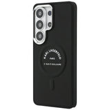 Husa de protectie Karl Lagerfeld Wrapped Leather with Karl RSG Logo MagSafe (KLHMS26LPSKRSGEK) compatibil cu Samsung Galaxy S26 Ultra, Negru