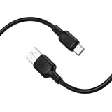 Cablu Borofone Lenny Series (BX113), USB to Type-C, Silicone, 3A, 1m, Negru
