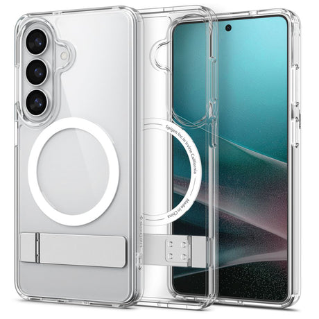 Husa de protectie Spigen Ultra Hybrid S MagSafe (ACS11050) compatibil cu Samsung Galaxy S26 Plus, Transparent White