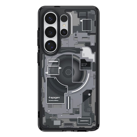 Husa de protectie Spigen Ultra Hybrid MagSafe (ACS10682) compatibil cu Samsung Galaxy S26 Ultra, Zero One Black