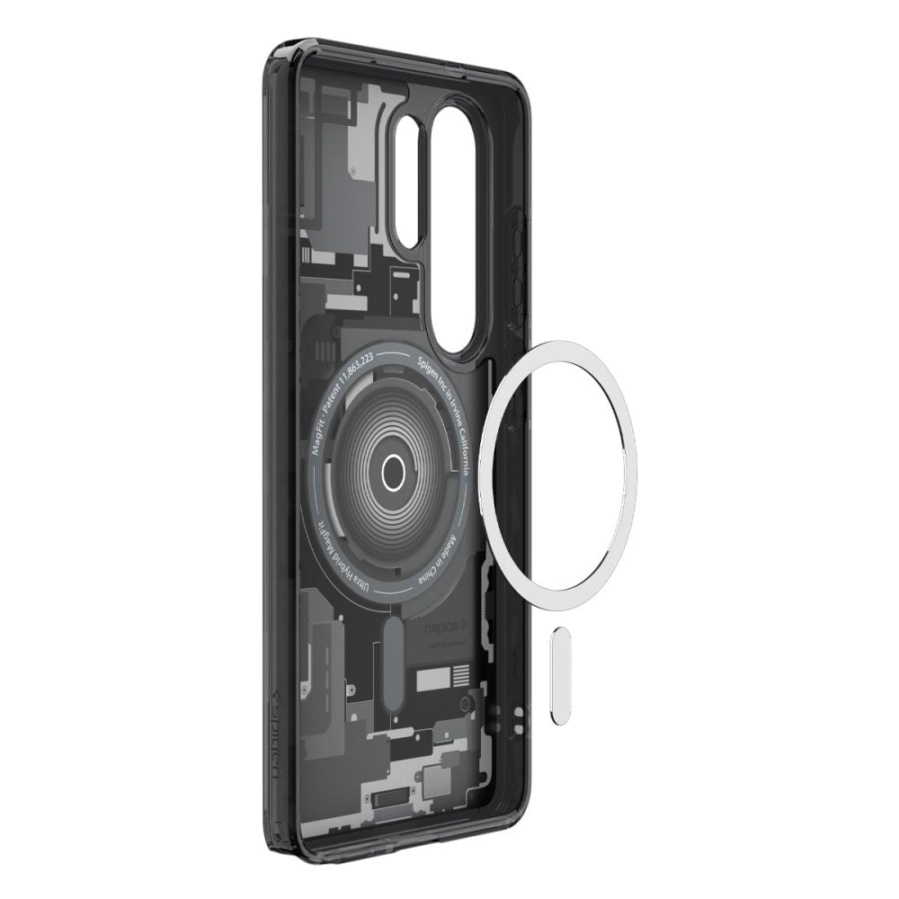 Husa de protectie Spigen Ultra Hybrid MagSafe (ACS10682) compatibil cu Samsung Galaxy S26 Ultra, Zero One Black