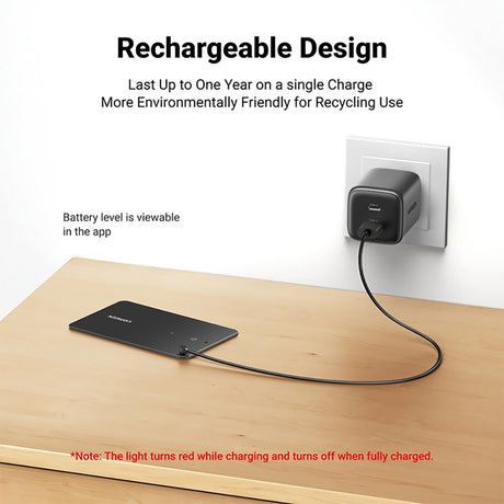 Gadget Ugreen Smart Tracker CM817 (45298), Apple Find My (iOS Only), BT 5.0, IP68, Ultra-Thin, 80 dB, 12-Month Battery, Negru