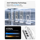 Husa de protectie Spigen Ultra Hybrid MagSafe (ACS10709) compatibil cu Samsung Galaxy S26 Plus, Transparent White