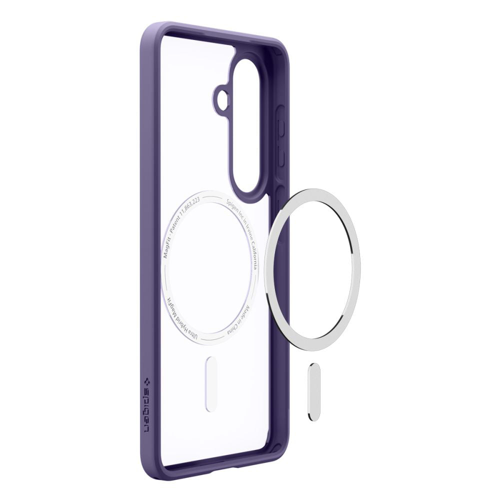 Husa de protectie Spigen Ultra Hybrid MagSafe (ACS11220) compatibil cu Samsung Galaxy S26, Mov Inchis
