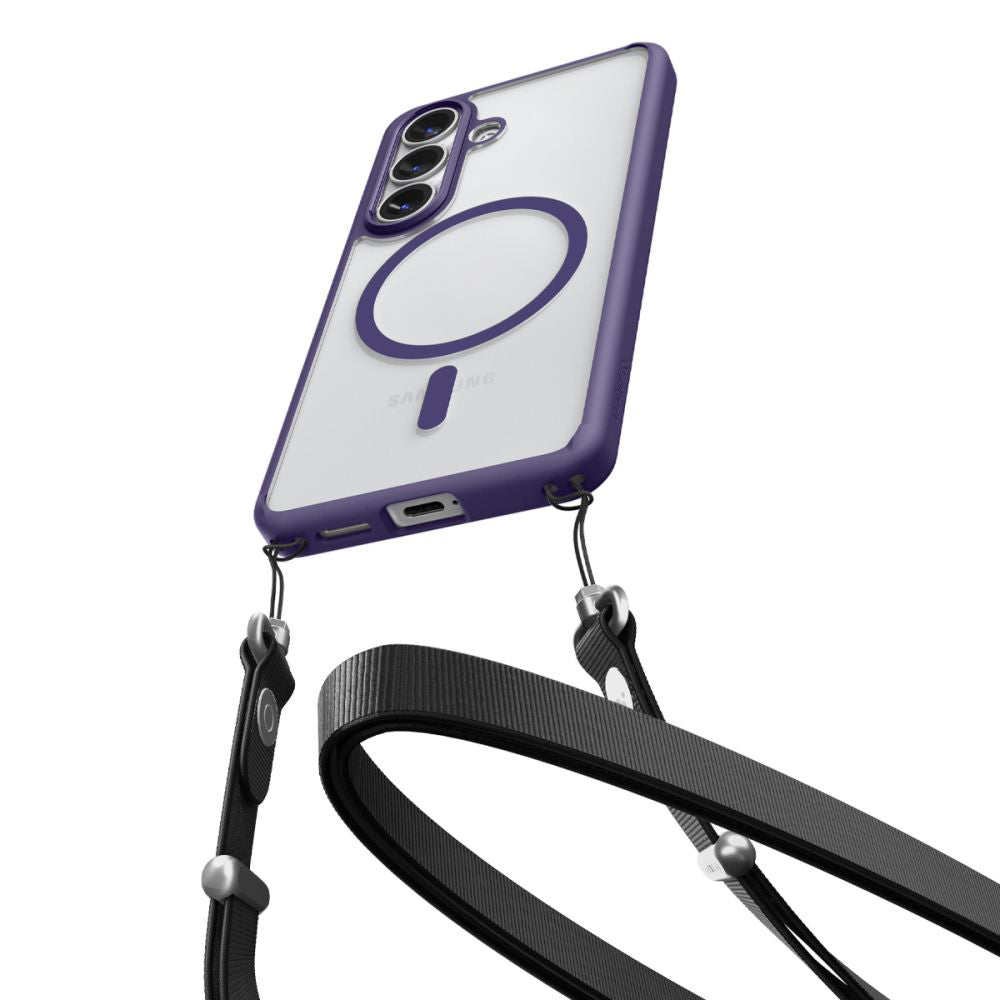 Husa de protectie Spigen Ultra Hybrid MagSafe (ACS11220) compatibil cu Samsung Galaxy S26, Mov Inchis