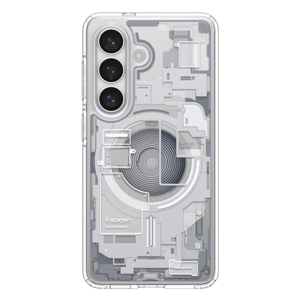 Husa de protectie Spigen Ultra Hybrid MagSafe (ACS10737) compatibil cu Samsung Galaxy S26, Zero One White
