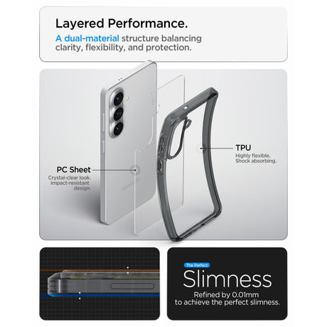 Husa de protectie Spigen Ultra Hybrid (ACS10708) compatibil cu Samsung Galaxy S26 Plus, Space Crystal