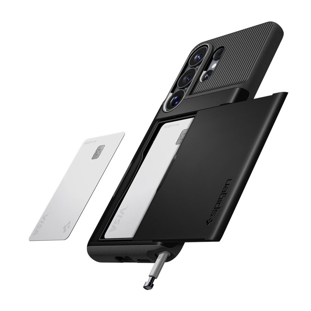 Husa de protectie Spigen Slim Armor CS (ACS11036) compatibil cu Samsung Galaxy S26 Ultra, Negru