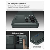 Husa de protectie Spigen Optik Armor (ACS10688) compatibil cu Samsung Galaxy S26 Ultra, Abyss Green