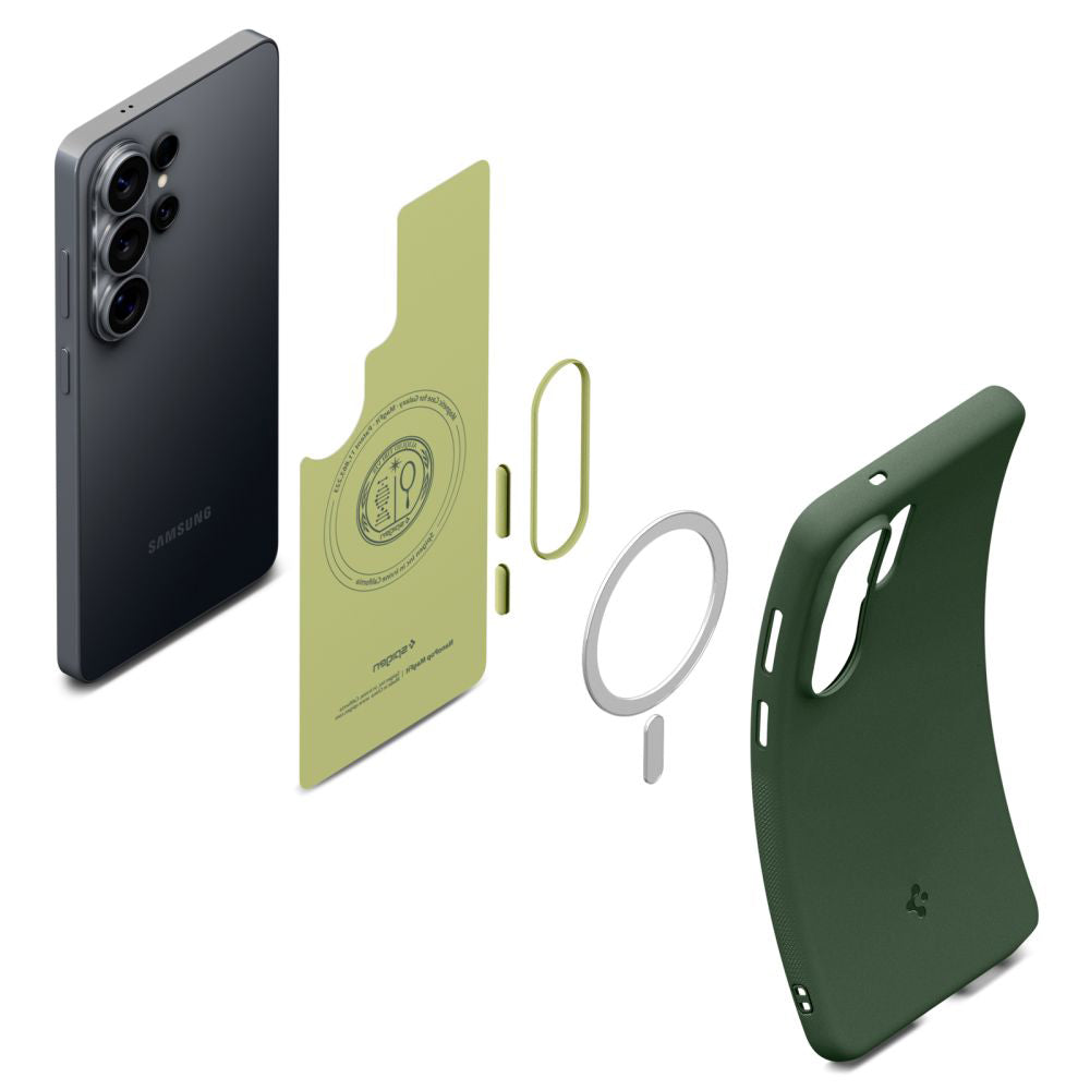 Husa de protectie Spigen Caseology Nano Pop MagSafe (ACS11039) compatibil cu Samsung Galaxy S26 Ultra, Avo Green