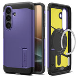 Husa de protectie Spigen Tough Armor MagSafe (ACS11215) compatibil cu Samsung Galaxy S26 Plus, Ash Violet