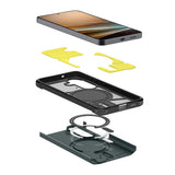 Husa de protectie Spigen Tough Armor MagSafe (ACS10715) compatibil cu Samsung Galaxy S26 Plus, Abyss Green