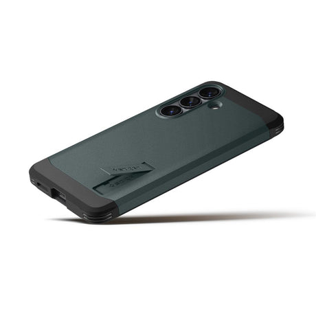 Husa de protectie Spigen Tough Armor MagSafe (ACS10715) compatibil cu Samsung Galaxy S26 Plus, Abyss Green