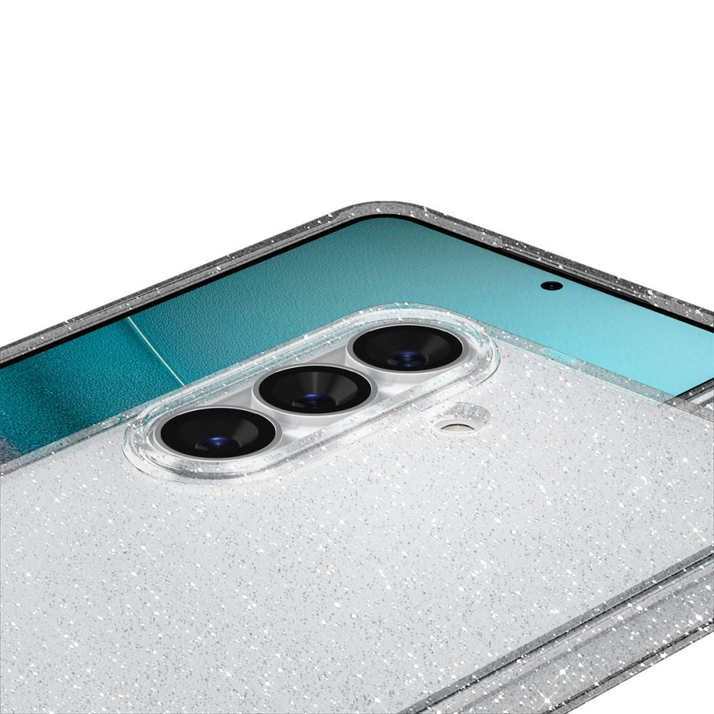 Husa de protectie Spigen Liquid Crystal Glitter (ACS10703) compatibil cu Samsung Galaxy S26 Plus, Crystal Quartz