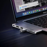 Hub Ugreen CM380 (80856), 2x USB-C, HDMI 4K 40Gbps, Gri