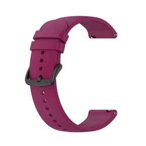 Curea smartwatch Techsuit Watchband 22mm (W001) compatibil cu Samsung Galaxy Watch (46mm)/Watch 3/Gear S3, Huawei Watch GT/GT 2/GT 3 (46mm), Rosu Inchis