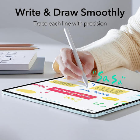 Husa de protectie tableta ESR Paper-Feel UltraFit Tray (set de 2) compatibil cu iPad Air 13 (2024) / Air 13 (2025) / Air 13 (2026), Transparent
