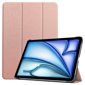 Husa de protectie tableta Techsuit FoldPro compatibil cu iPad Air 13 (2024) / Air 13 (2025) / Air 13 (2026), Roz Auriu