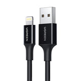 Cablu Ugreen (80823), USB to Lightning MFi, 2.4A, 2m, Negru