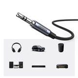 Cablu Ugreen CM450 (20192), Type-C la 3.5mm, DAC, 1m, Gri