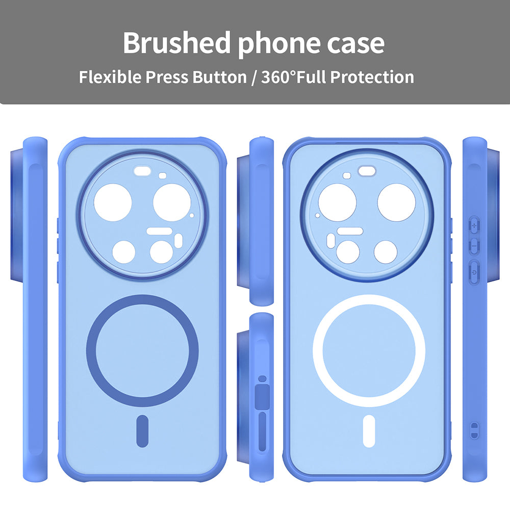 Husa de protectie Techsuit HaloFrost II MagSafe compatibil cu Xiaomi 17 Ultra, Albastru Cer