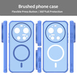 Husa de protectie Techsuit HaloFrost II MagSafe compatibil cu Xiaomi 17 Ultra, Albastru Cer