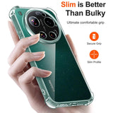 Husa de protectie Techsuit Shockproof Clear Silicone MagSafe compatibil cu Xiaomi 17 Ultra, Transparent