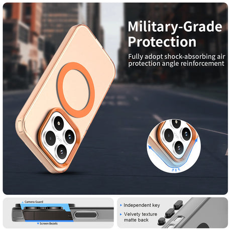 Husa de protectie Techsuit CandyCase MagSafe compatibil cu Xiaomi 17, Portocaliu