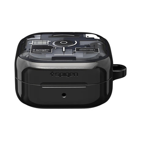 Husa Spigen Ultra Hybrid (ACS11201) Samsung Galaxy Buds 4 / Buds 4 Pro, Policarbonat, Negru