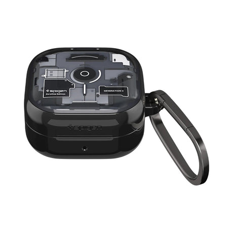 Husa Spigen Ultra Hybrid (ACS11201) Samsung Galaxy Buds 4 / Buds 4 Pro, Policarbonat, Negru