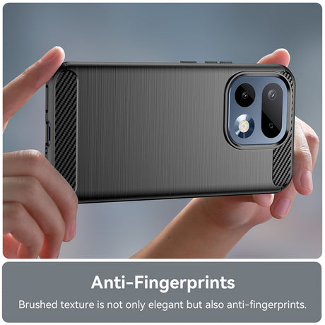 Husa de protectie Techsuit Carbon Silicone compatibil cu Realme 16 Pro, Negru