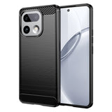 Husa de protectie Techsuit Carbon Silicone compatibil cu Realme 16 Pro+, Negru