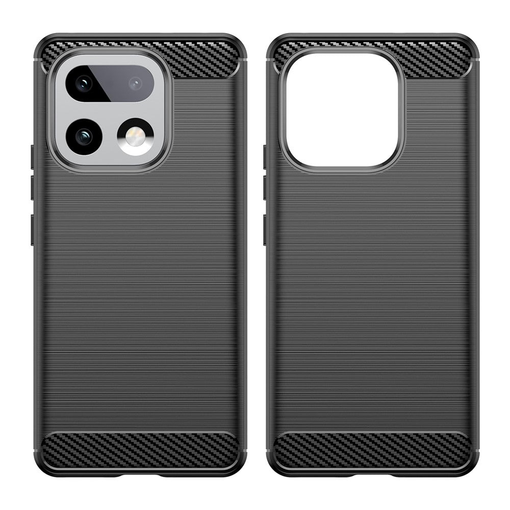Husa de protectie Techsuit Carbon Silicone compatibil cu Realme 16 Pro+, Negru