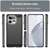 Husa de protectie Techsuit Carbon Silicone compatibil cu Realme 16 Pro+, Negru