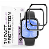 Accesoriu smartwatch Techsuit Nano Flex (set de 2) compatibil cu Huawei Watch Fit 3, Negru