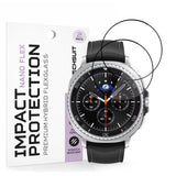 Accesoriu smartwatch Techsuit Nano Flex (set de 2) compatibil cu Samsung Galaxy Watch8 Classic, Negru