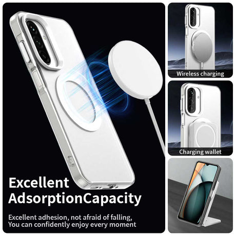 Husa pentru Samsung Galaxy A27 5G - Techsuit CandyCase MagSafe - White