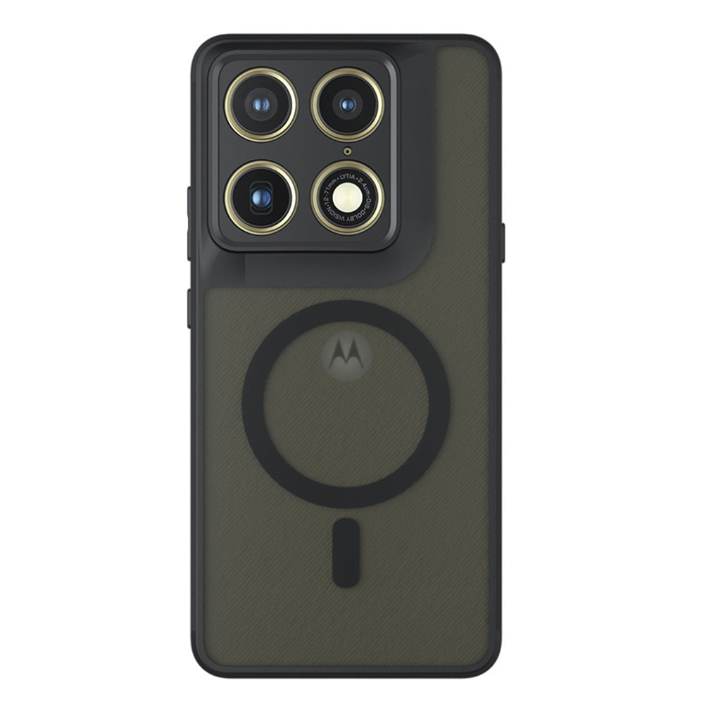 Husa de protectie Techsuit PureFrost MagSafe compatibil cu Motorola Signature, Negru Mat