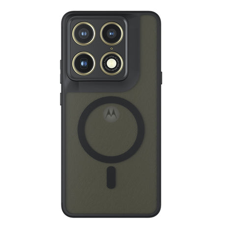 Husa de protectie Techsuit PureFrost MagSafe compatibil cu Motorola Signature, Negru Mat