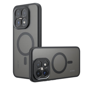 Husa de protectie Techsuit PureFrost MagSafe compatibil cu Xiaomi 17, Negru Mat