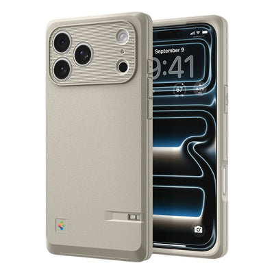 Husa de protectie Spigen Classic LS MagFit compatibil cu iPhone 17 Pro, Bej