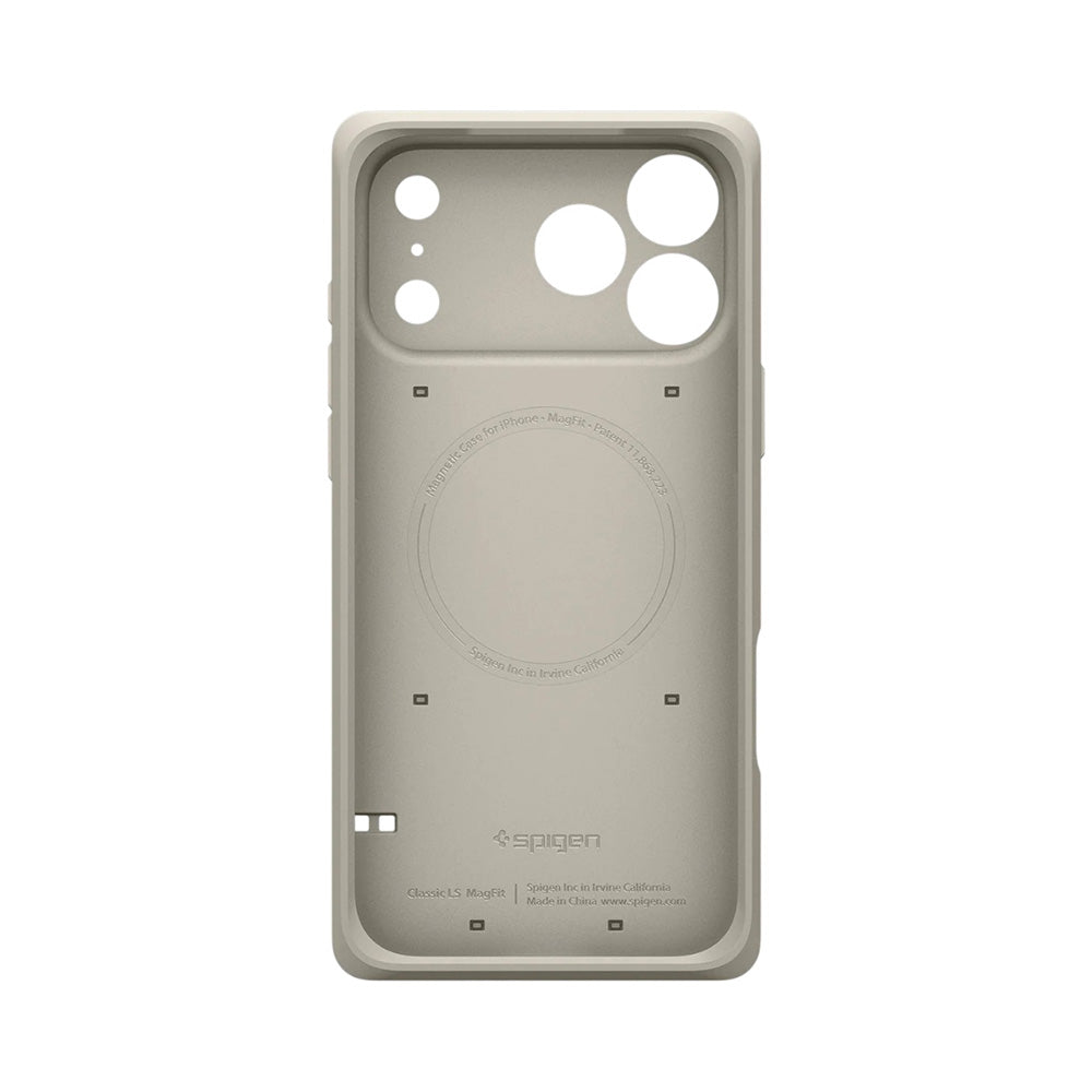 Husa de protectie Spigen Classic LS MagFit compatibil cu iPhone 17 Pro, Bej