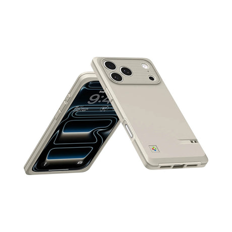 Husa de protectie Spigen Classic LS MagFit compatibil cu iPhone 17 Pro, Bej
