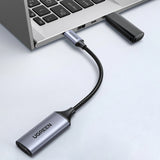 Adaptor Ugreen USB-C la HDMI 4K@60Hz, 10cm, Gri