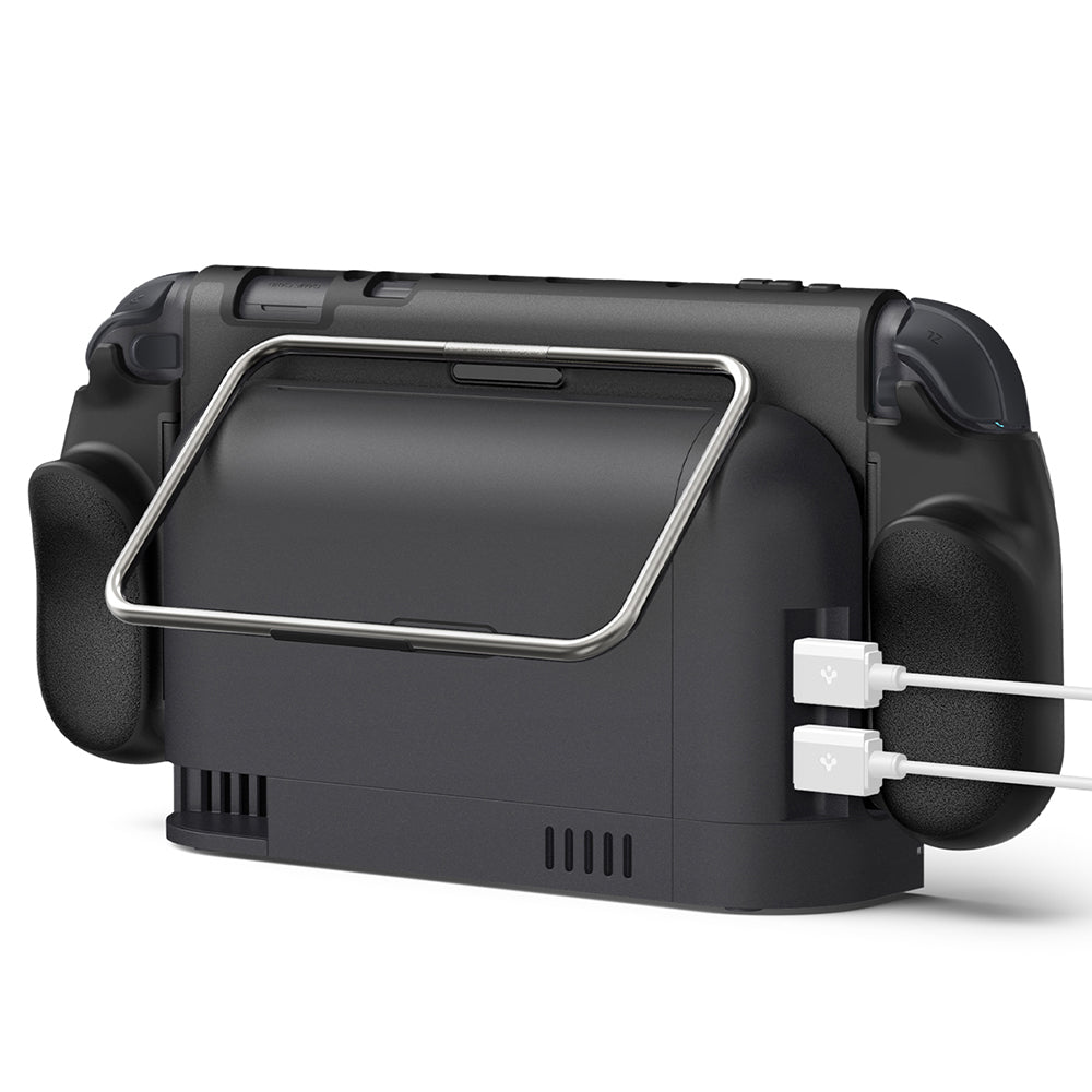 Accesoriu gaming Spigen Protective Case Dual Grip Pro (ACS10196), for Nintendo Switch 2, Negru