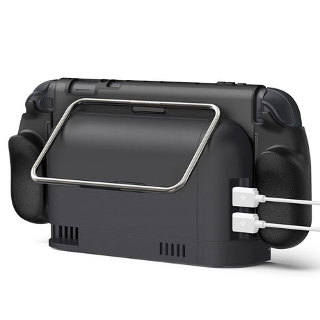 Accesoriu gaming Spigen Protective Case Dual Grip Pro (ACS10196), for Nintendo Switch 2, Negru