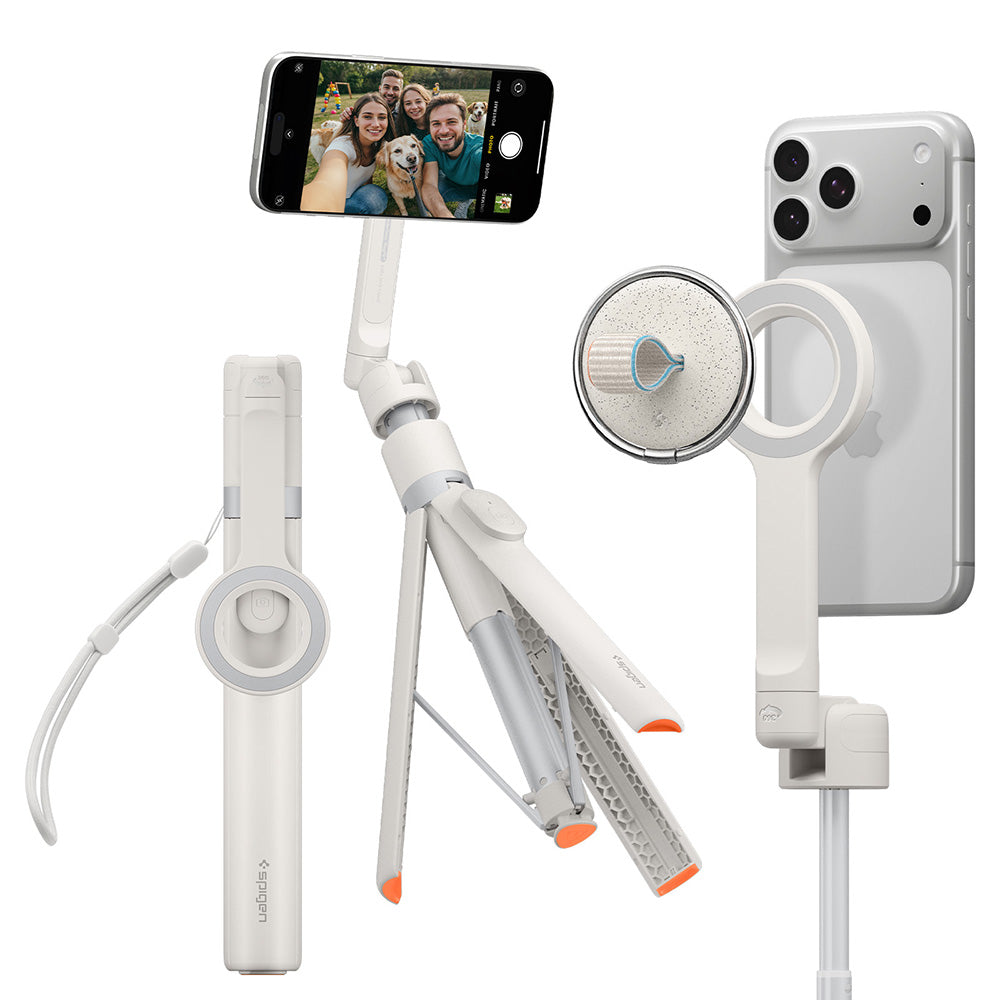 Selfie Stick Compatibil MagSafe - Spigen S582W (AMP11373) - Dune Beige